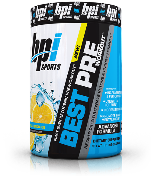 BPI Sports Best Pre-Workout 30 Servings (315 grams) - KETOGENIC