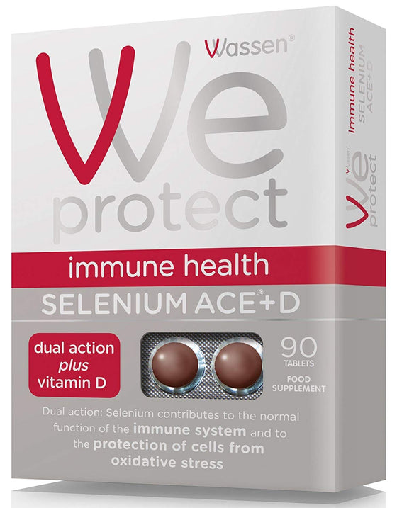 Wassen We Protect Immune Health Selenium ACE + D - 90 Tablets
