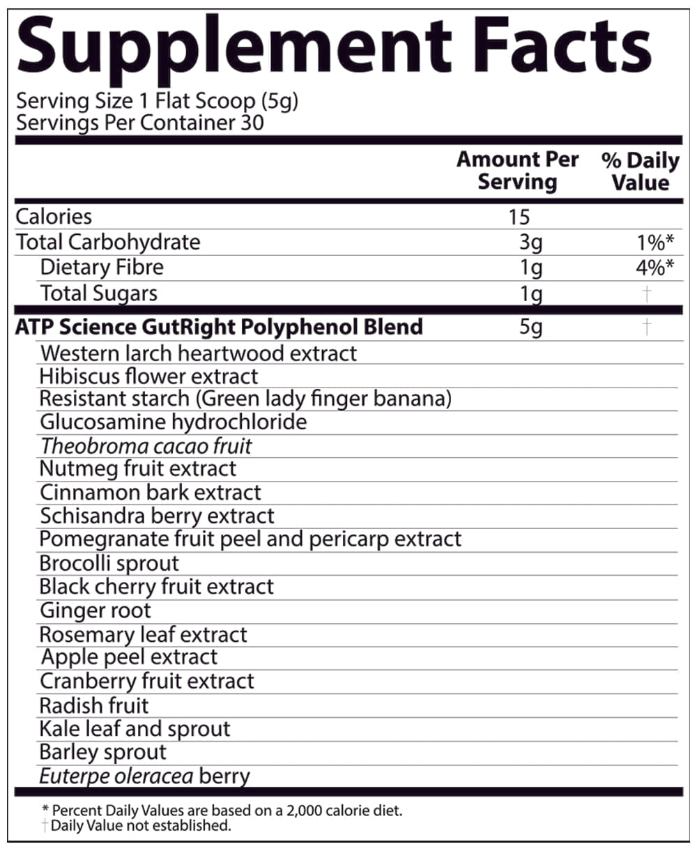 ATP Science GutRight Modbiotic Cranberry Flavour 150g