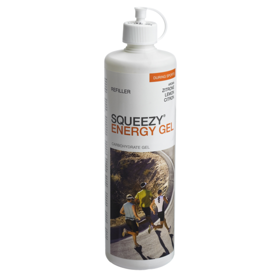 SQUEEZY ENERGY GEL REFILL BOTTLE - 500ml Lemon