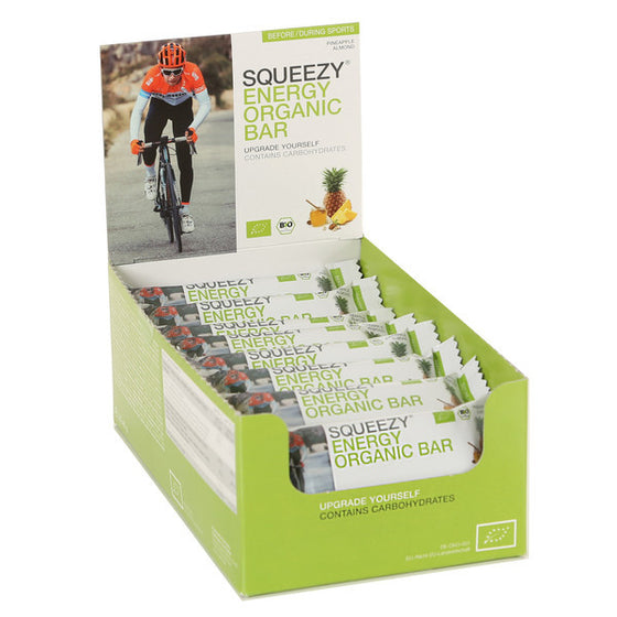 SQUEEZY ENERGY ORGANIC BAR - BOX 25