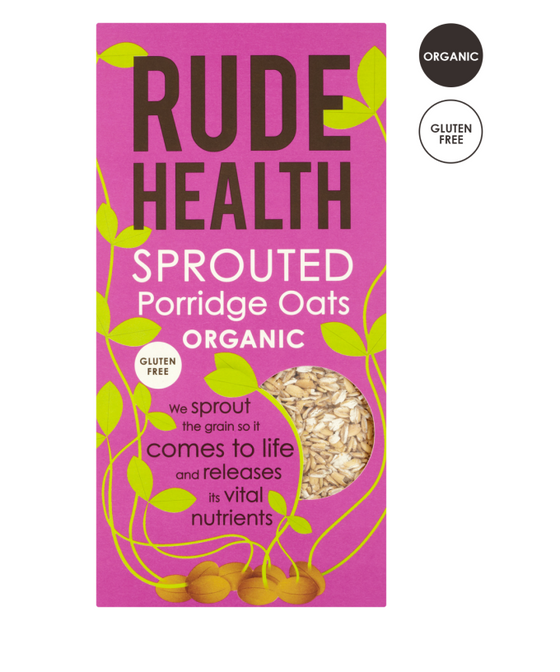 Rude Health Sprouted Organic Porridge Oats 500g