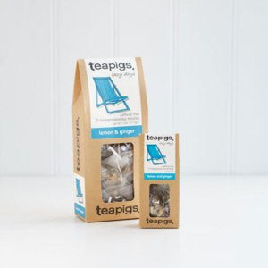 Teapigs Lazy Days Lemon and Ginger - 15 Tea Temples