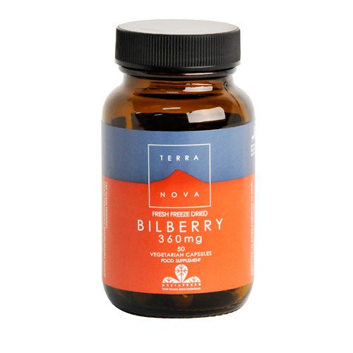 Terra Nova Bilberry 360mg 50 Capsules