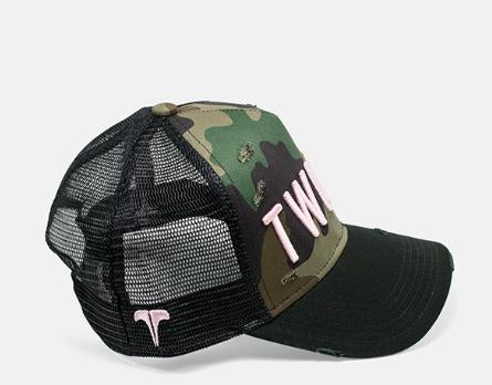 Twinzz Camouflage Full Trucker Rip and Repair Cap