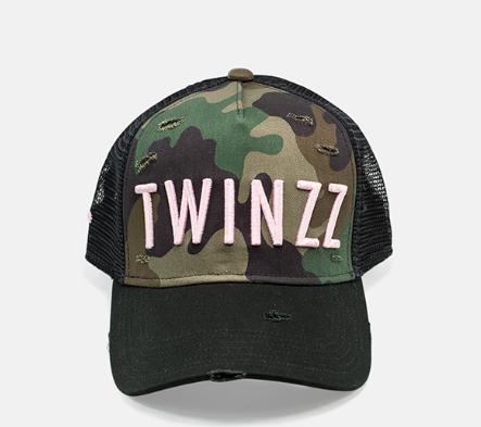 Twinzz Camouflage Full Trucker Rip and Repair Cap