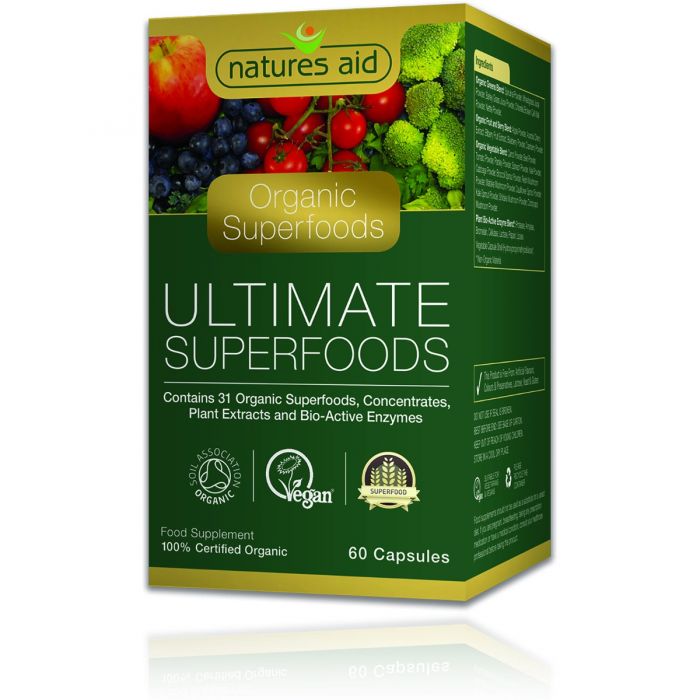 Natures Aid Ultimate Superfoods (Organic)- 60 Capsules