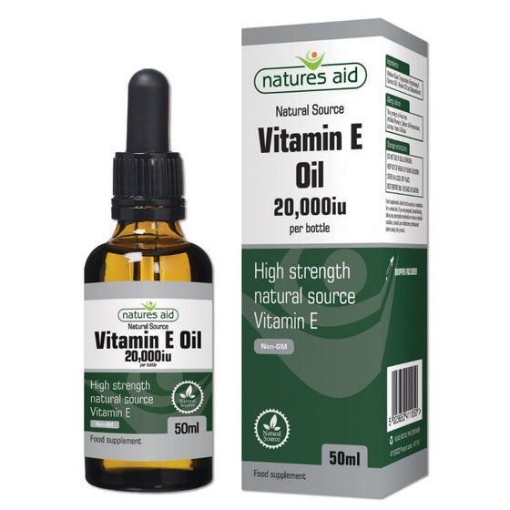 Natures Aid Vitamin E (Natural) 20,000iu Oil - 50ml