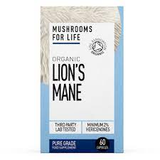 Mushrooms For Life Organic Lion's Mane 60 Capsules