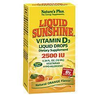 Natures Plus Liquid Sunshine Vitamin D3 Liquid Drops 10ml - 365 servings