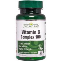 Natures Aid Vitamin B Complex 100 (Mega Potency) Time Release