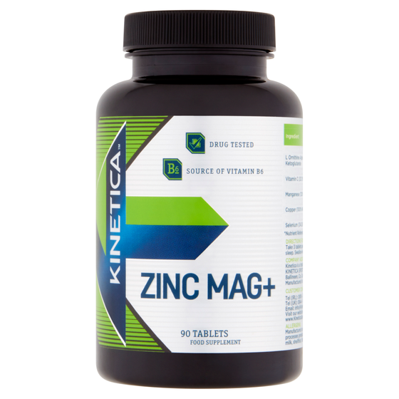 Kinetica Zinc, Mag + 90 Tablets