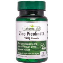 Natures Aid Zinc Picolinate 15mg elemental