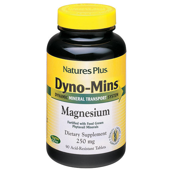 Natures Plus Dyno-Mins Magnesium 250mg - 90 Tablets