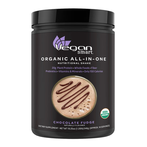 VeganSmart Organic All In One – Chocolate Fudge 14 servings