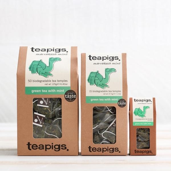Teapigs Marrakesh Mint, Green Tea with Mint - 15 Tea Temples