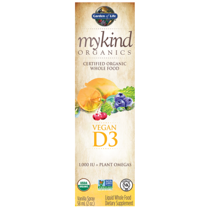 Garden Of Life mykind Organics Vegan Vitamin D3 Spray 58ml