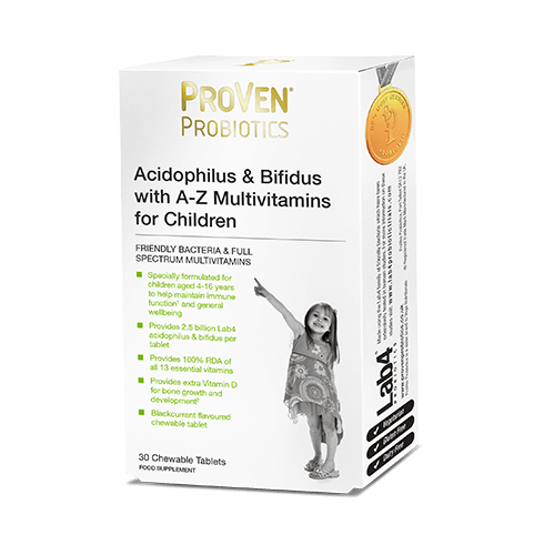 Proven Probiotics For Children - friendly bacteria with multivitamins