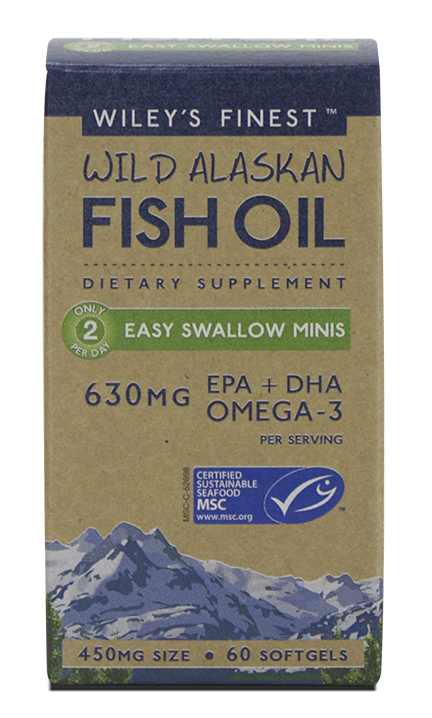 Wileys Finest Fish Oil Easy Swallow Minis Capsules - 60 Capsules