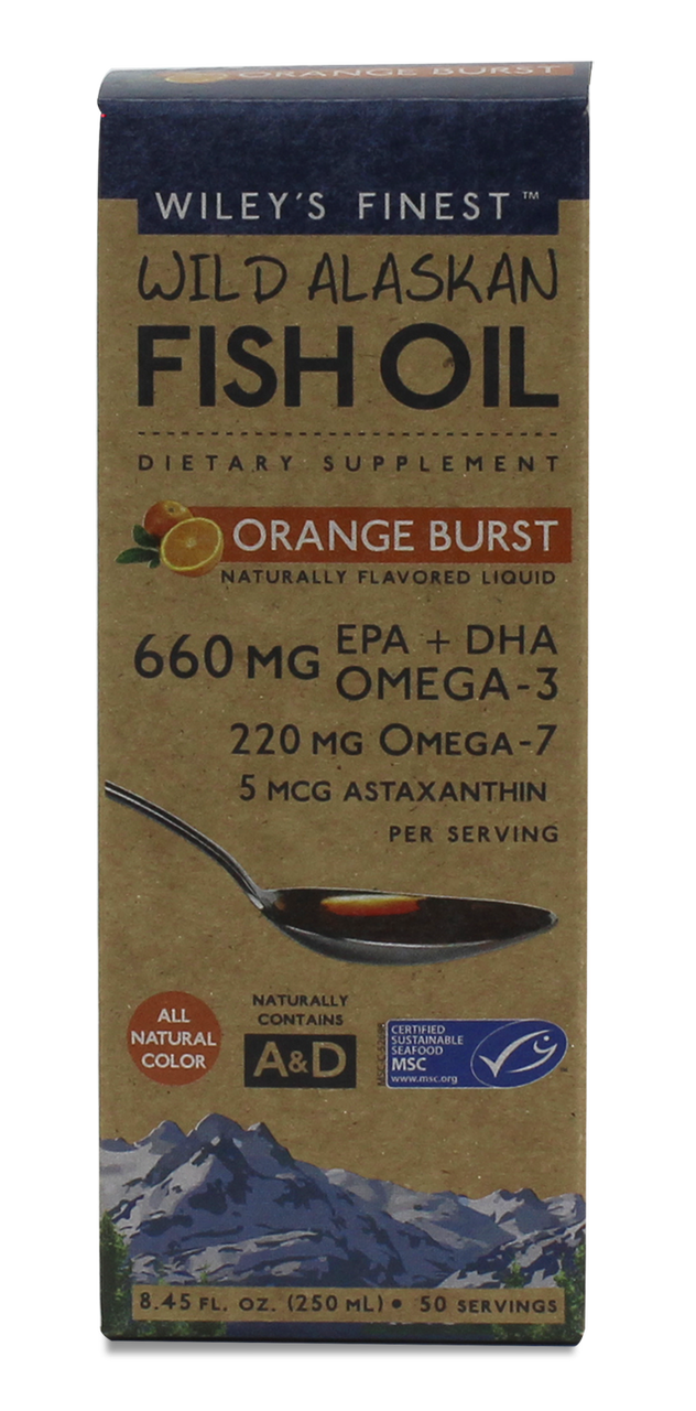 Wileys Orange Burst Liquid Fish Oil - 50 Servings
