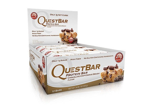 Quest Bar Chocolate Chip Cookie Dough Box of 12