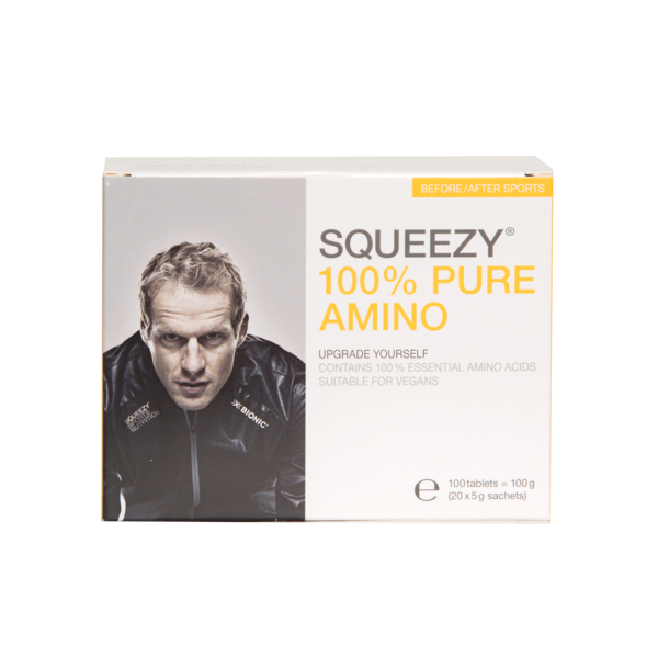 SQUEEZY 100% PURE AMINO - 100 TABLETS