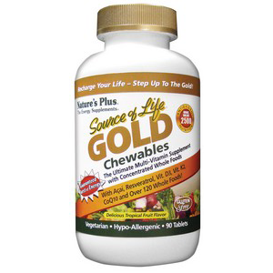 Natures Plus Source of Life Gold Chewables 90's