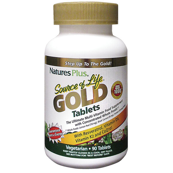 Natures Plus Source Of Life Gold- 90 Tablets
