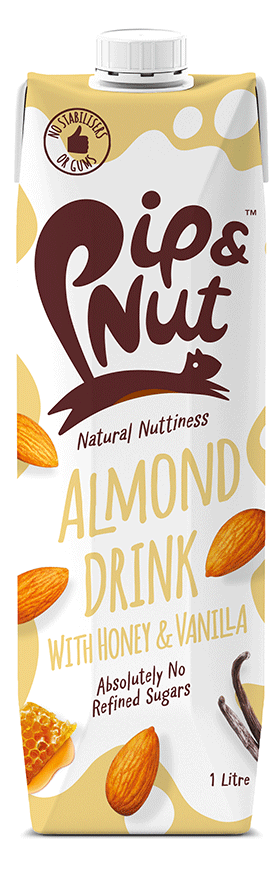 Pip&Nut Almond Drink With Honey and Vanilla - 1 Litre