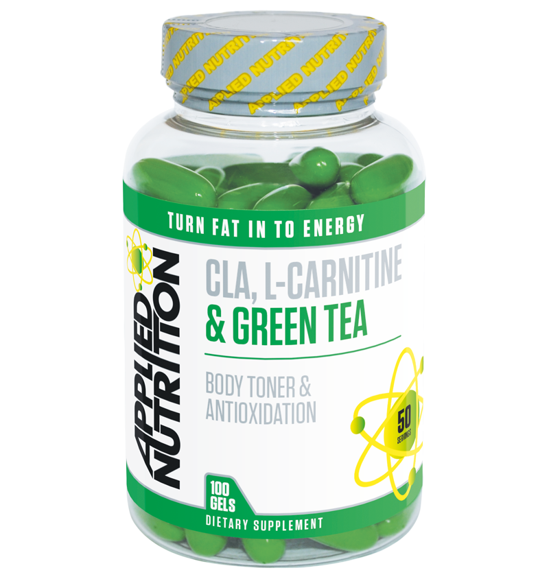 Applied Nutrition Cla, L-Carnitine and Green Tea - 100 Capsules