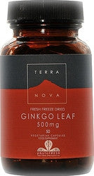 Terra Nova Ginkgo Leaf 500mg 50 Capsules