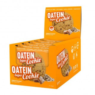 Oatein Super Cookie Box of 12 Salted caramel