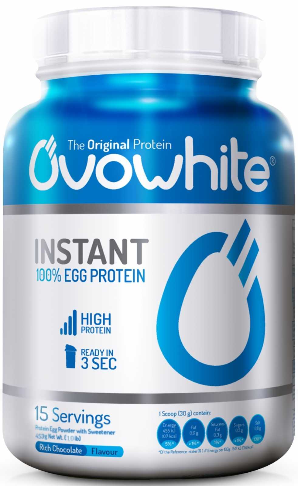 Ovowhite Instant 100% Egg Protein - 2.5 Kg