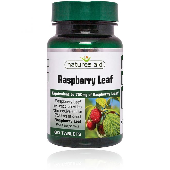 Natures Aid Raspberry Leaf 375mg 60 tablets