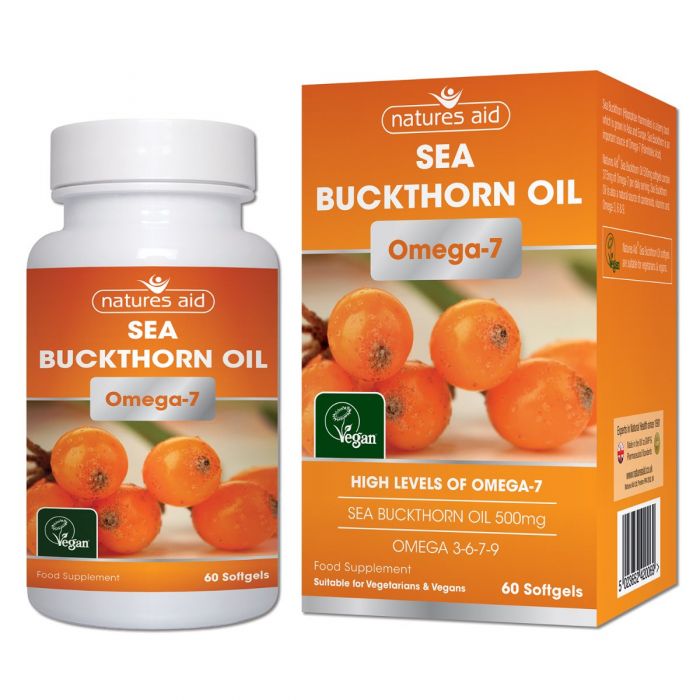 Sea Buckthorn Oil 500mg (Omega-7) - 90 Capsules
