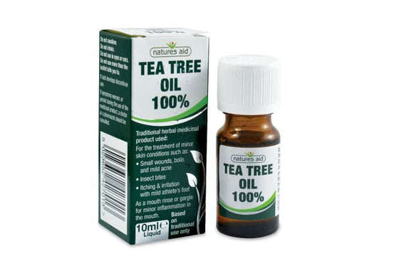 Natures Aid Tea Tree Oil 100% - 10ml