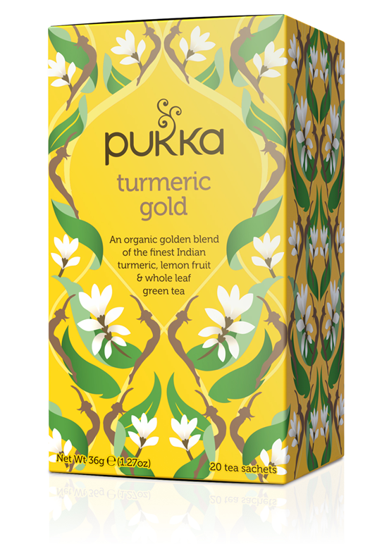Pukka Herbs Turmeric Gold Green Tea 20 Sachets