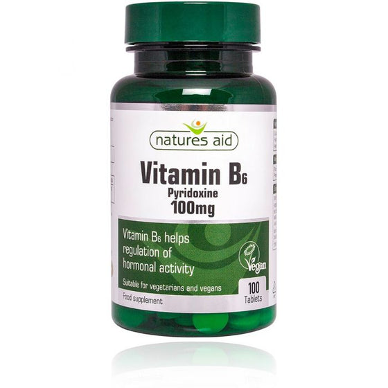Vitamin B6 (High Potency) 100mg- 100 Tablets