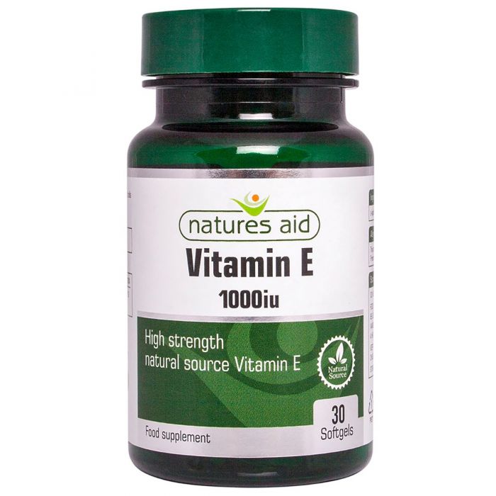 Vitamin E 1000iu Natural Form-30 Capsules