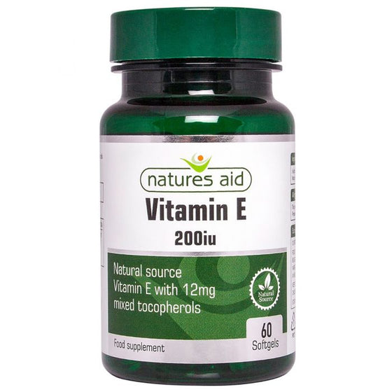 Vitamin E 200iu Natural Form - 60 softgels