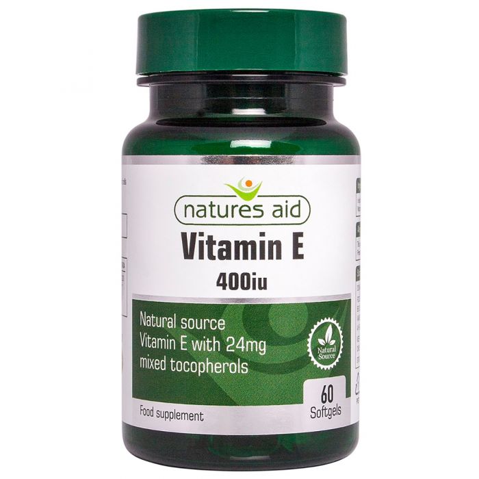 Vitamin E 400iu Natural Form - 60 Capsules