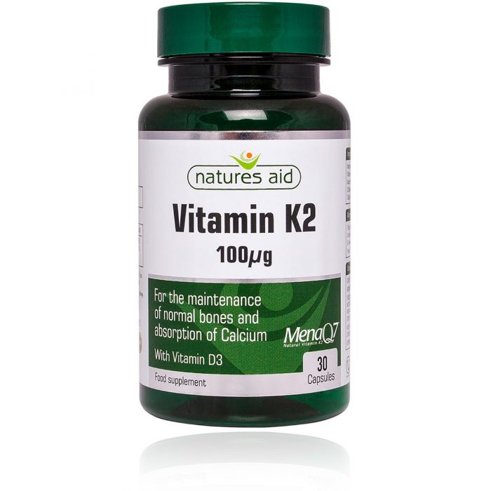 Vitamin K2 (MenaQ7) 100ug- 30 Capsules