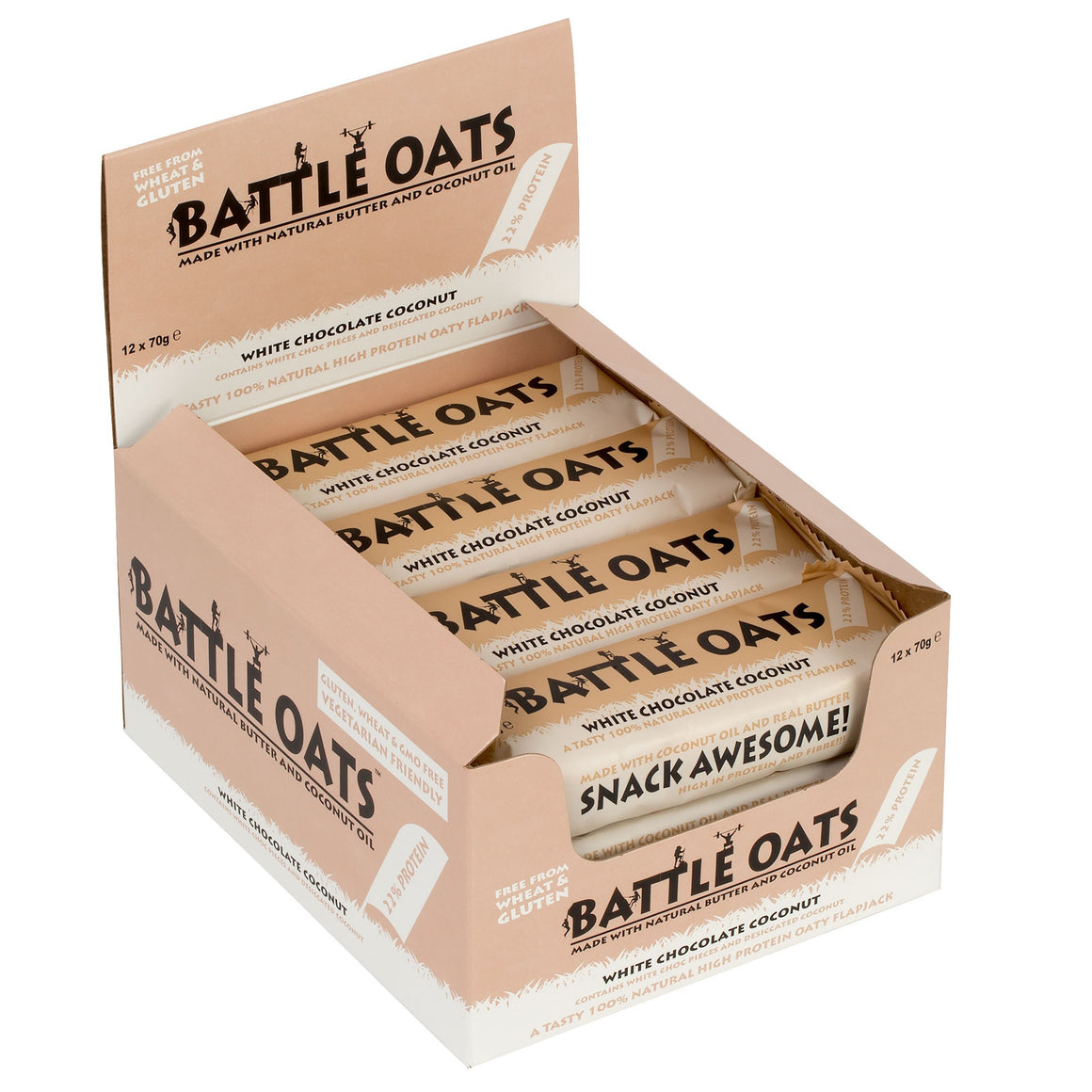 Battle Oats Natural Protein Flapjack